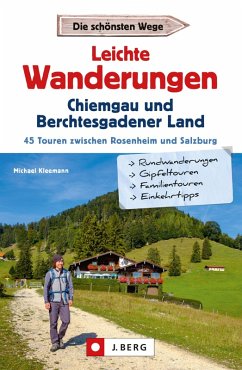 Leichte Wanderungen Chiemgau und Berchtesgadener Land (eBook, ePUB) - Kleemann, Michael