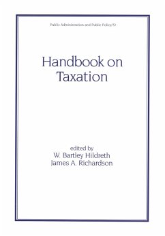 Cover Handbook on Taxation (eBook, PDF)