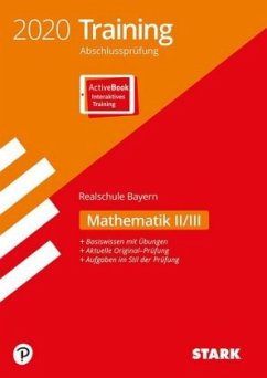 Cover Training Abschlussprüfung Realschule 2020 - Mathematik II/III - Bayern, Ausgabe mit ActiveBook