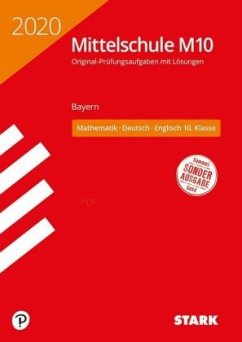 Mittelschule M10 2020 - Mathematik, Deutsch, Englisch 10. Klasse - Bayern