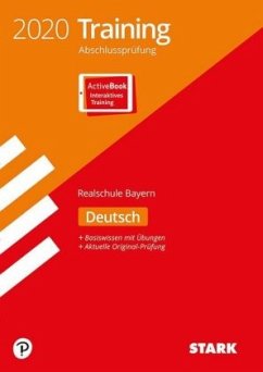 Cover Training Abschlussprüfung 2020 - Realschule - Deutsch - Bayern, Ausgabe mit ActiveBook