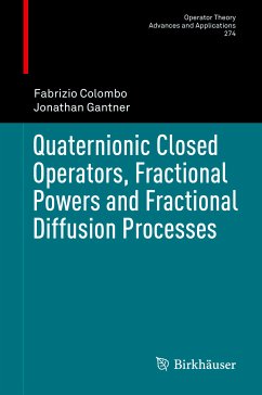 Quaternionic Closed Operators, Fractional Powers and Fractional Diffusion Processes (eBook, PDF) - Colombo, Fabrizio; Gantner, Jonathan