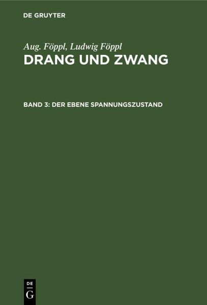 Der ebene Spannungszustand (eBook, PDF) Der ebene Spannungszustand (eBook, PDF)