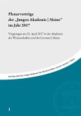 Plenarvorträge der 'Jungen Akademie   Mainz' im Jahr 2017 (eBook, PDF)
