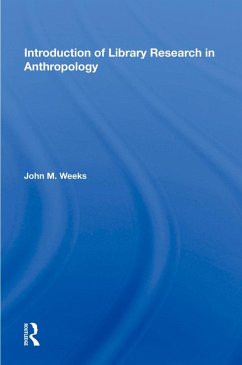 Cover Introduction to Library Research in Anthropology (eBook, PDF)