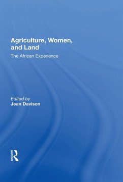 Cover Agriculture, Women, And Land (eBook, ePUB)