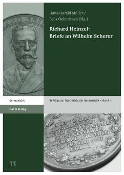 Cover Richard Heinzel: Briefe an Wilhelm Scherer (eBook, PDF)