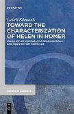 Toward the Characterization of Helen in Homer (eBook, ePUB)