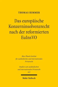 Cover Das europäische Konzerninsolvenzrecht nach der reformierten EuInsVO (eBook, PDF)