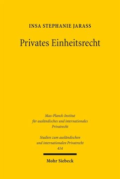 Cover Privates Einheitsrecht (eBook, PDF)