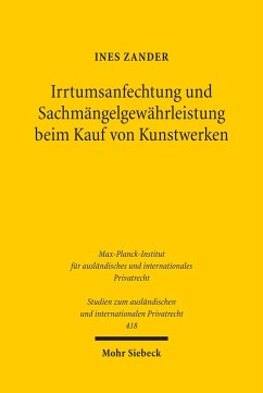 Cover Irrtumsanfechtung und Sachmängelgewährleistung beim Kauf von Kunstwerken (eBook, PDF)