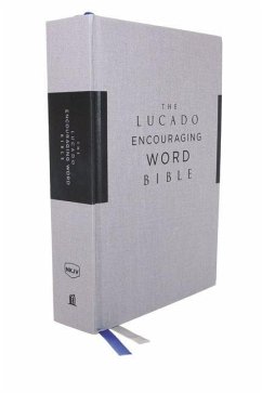 Nkjv, Lucado Encouraging Word Bible, Gray, Cloth Over Board, Comfort Print - Thomas Nelson