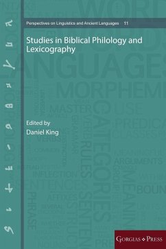 Studies in Biblical Philology and Lexicography - King, Daniel
