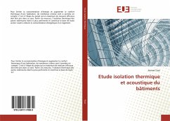 Etude isolation thermique et acoustique du bâtiments - Tissir, Ahmed