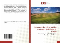 Homologation d'herbicides sur essais de blé dur et d'orge - Ben Younes, Zied