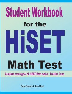 Student Workbook for the HISET Math Test - Nazari, Reza; Mest, Sam