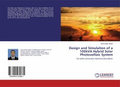 Design and Simulation of a 100kVA Hybrid Solar Photovoltaic System