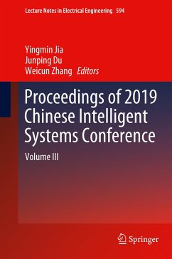 Proceedings of 2019 Chinese Intelligent Systems Conference