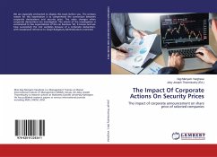 The Impact Of Corporate Actions On Security Prices - Varghese, Gigi Mariyam