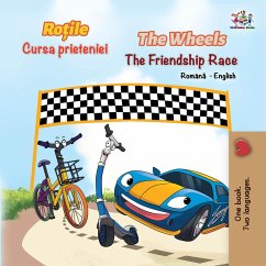 Cover The Wheels The Friendship Race (Romanian English Bilingual Book) (eBook, ePUB)