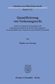 Quantifizierung von Verfassungsrecht. (eBook, PDF)