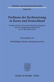 Probleme der Rechtssetzung in Korea und Deutschland.