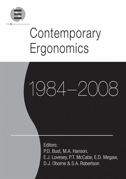 Contemporary Ergonomics 1984-2008 (eBook, PDF)
