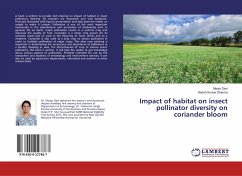 Impact of habitat on insect pollinator diversity on coriander bloom - Devi, Manju;Sharma, Harish Kumar