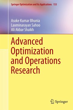 Advanced Optimization and Operations Research - Bhunia, Asoke Kumar;Sahoo, Laxminarayan;Shaikh, Ali Akbar