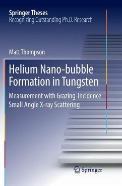 Helium Nano-bubble Formation in Tungsten - Thompson, Matt