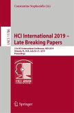 HCI International 2019 ¿ Late Breaking Papers