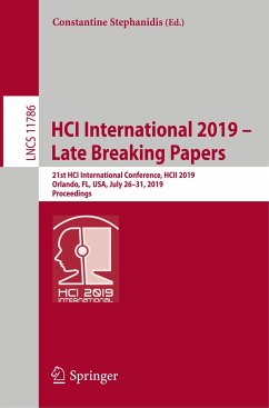 HCI International 2019 ¿ Late Breaking Papers
