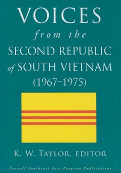 Voices from the Second Republic of South Vietnam (1967-1975) (eBook, PDF)
