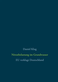 Nitratbelastung im Grundwasser (eBook, ePUB)