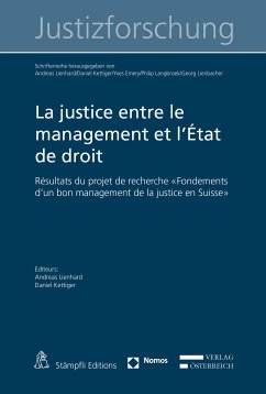 La justice entre le management et l'État de droit (eBook, PDF) - Schwenkel, Christof