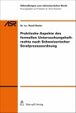 Praktische Aspekte des formellen Untersuchungshaftrechts nach Schweizerischer Srafprozessordnung (eBook, PDF)