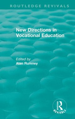 New Directions in Vocational Education (eBook, PDF)