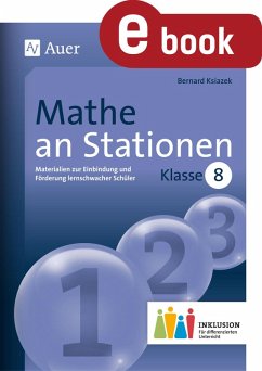 Mathe an Stationen 8 Inklusion (eBook, PDF) - Ksiazek, Bernard
