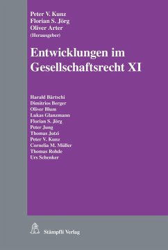 Entwicklungen im Gesellschaftsrecht XI (eBook, PDF)