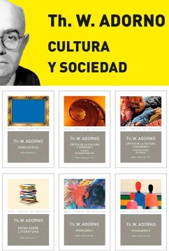 Pack Adorno IV. Cultura y Sociedad (eBook, ePUB) - Adorno, Theodore W.