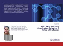 Schiff Bases:Synthesis, Coordination Behaviour & Biological Evaluation