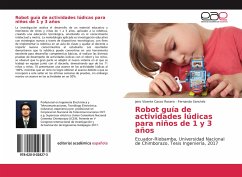 Robot guía de actividades lúdicas para niños de 1 y 3 años