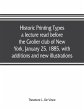 Historic printing types, a lecture read... - Bild 1