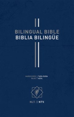 Bilingual Bible / Biblia Bilingüe Nlt/Ntv (Hardcover, Blue)