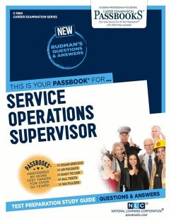 Service Operations Supervisor (C-1880): Passbooks Study Guide Volume 1880 - National Learning Corporation