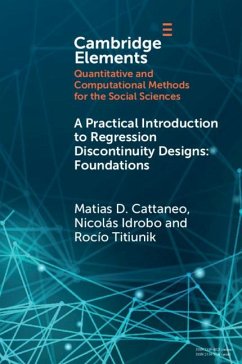Cover A Practical Introduction to Regression Discontinuity Designs
