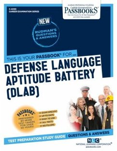Defense Language Aptitude Battery (Dlab) (C-4090): Passbooks Study Guide Volume 4090 - National Learning Corporation