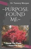 Purpose Found Me: I Know The Plans I Have For You