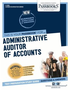 Administrative Auditor of Accounts (C-2598): Passbooks Study Guide Volume 2598 - National Learning Corporation