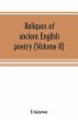 Reliques of ancient English poetry,... - Bild 1